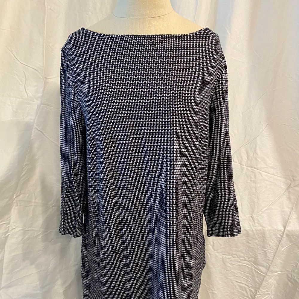 J.Jill boatneck jersey dress